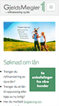 Mobile Screenshot of gjeldsmegler1.no